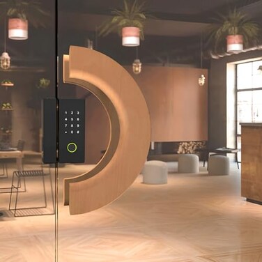 Rzeloyde Sliding Barn Door Handle Commercial Push Pull Handle for SaunaGlass Door Front Doors Back to Back Handle Wood Diameter 200mm787