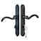 MaxxGeek Storm Door Handle Accessory Set fit Pella Storm Door Handle Replacement Part with Key and Lock Cylinder Mortise Lock Not Included OilRubbed Bronze