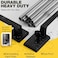 Kolet Front Door Handle Handle Set with No Lock Exterior Entry Door Handle Heavy Duty Zinc Alloy Reversible for Right Left Opening Deadbolt Not Included Matte Black