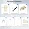 MaxxGeek Storm Door Handle Accessory Set fit Pella Storm Door Handle Replacement Part with Key and Lock Cylinder Polished Gold