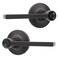 Honeywell Safes Door Locks Interior Door Handle Lever Door Handle with Reversible Design Matte Black Keyed Entry Function EasytoInstall Door Handles for Home Office 8108602