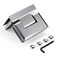 Ranbo Heavy Duty 90 Degree Shower Door Hinge Solid 5mm 304 Stainless Steel GlasstoGlass Mountfor 51612 8mm12mm Frameless Doors OnePiece Precision Cast Polished Chrome 1 PC