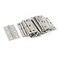 Beetoo 10Pcs 2 inch Stainless Steel Folding Hinges for Cabinet Gate Closet Door Folding Butt Hinges for Home Furniture Hardware Door Hinge Silver Tone