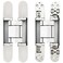 Alamic Invisible Hinge Concealed Door Hinges Heavy Duty Hidden Hinge up to 176 Pound Doors 3D Adjustable 7 inch Silver 1 Pair