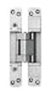 Sugatsune Matte Silver Heavy Duty Invisible Hinge 154 lb Capacity 3 Way Adjustable Stainless Steel 1 Hinge