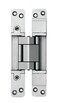 Sugatsune Matte Silver Heavy Duty Invisible Hinge 154 lb Capacity 3 Way Adjustable Stainless Steel 1 Hinge