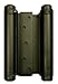 Hinge Outlet Adjustable Double Action Spring Hinge Saloon Swinging or Cafe Door Hinges Highly RustResistant SelfClosing DualSwing 6 Inch Matte Black