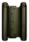 Hinge Outlet Adjustable Double Action Spring Hinge Saloon Swinging or Cafe Door Hinges Highly RustResistant SelfClosing DualSwing 6 Inch Matte Black