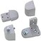 Pacific Doorware PittcoPPG Style Aluminum Storefront Door Pivot Hinge Set AluminumRight Hand