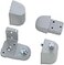 Pacific Doorware PittcoPPG Style Aluminum Storefront Door Pivot Hinge Set Aluminum Silver Left Hand