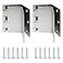GEAIN Handicap Expandable Door Hinges Offset Door Hinges 2 Swing Hinge in Satin Chrome