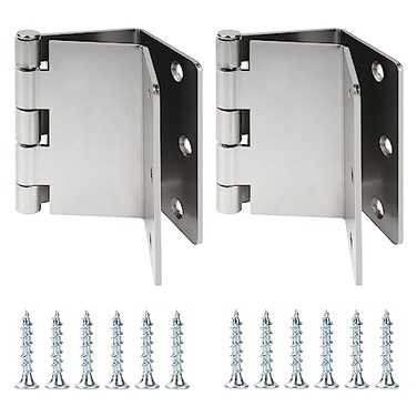 GEAIN Handicap Expandable Door Hinges Offset Door Hinges 2 Swing Hinge in Satin Chrome