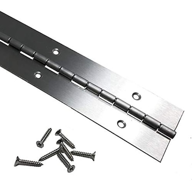 Desunia Heavy Duty 2 x 24 201 Stainless Steel Piano Hinge 060 Thick SS Screws Included 1 Pack