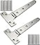 Beinuoyu Beiruoyu 316 Stainless Steel Heavy Duty Marine Grade T Hinge Cast Strap Hinge 8in
