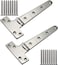 Beinuoyu Beiruoyu 316 Stainless Steel Heavy Duty Marine Grade T Hinge Cast Strap Hinge 8in