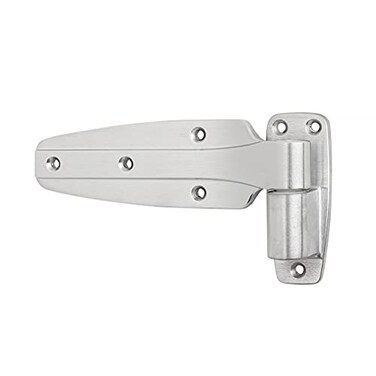 Kason 1245 Reversible CamRise Hinge Flush Offset Brushed Chrome Finish 11245000088