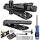 HFCENXIE Hidden Door Hinge 570Lbs LoadBearing Heavy Duty 360 Swinging Pivot Hinge for Secret Doors Bookcase Murphy Shelf Doors Thickened Solid Alloy Steel Hardware Kit with Hardware Kit