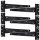 HLMOptimo Heavy Duty T Hinge Tee Hinge T Strap Hinge Shed Hinge Gate Hinge Barn Hinge Fence Hinge Door Hinge Wrought Rustproof All Size Black 6 pcs 10 inch