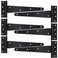 HLMOptimo Heavy Duty T Hinge Tee Hinge T Strap Hinge Shed Hinge Gate Hinge Barn Hinge Fence Hinge Door Hinge Wrought Rustproof All Size Black 6 pcs 10 inch