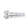 Kason 1241 Heavy Duty Double Knuckle Hinge 11241000004