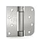 goldenwarm Door Hinges Self Closing Spring Door Hinge Residential HeavyDuty Door Hardware with Square 58 Radius Corners 4 Inch 3pack Satin Nickel Brushed