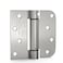 goldenwarm Door Hinges Self Closing Spring Door Hinge Residential HeavyDuty Door Hardware with Square 58 Radius Corners 4 Inch 3pack Satin Nickel Brushed