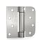 goldenwarm Door Hinges Self Closing Spring Door Hinge Residential HeavyDuty Door Hardware with Square 58 Radius Corners 4 Inch 3pack Satin Nickel Brushed