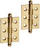 Deltana CH2015U3UNL Solid Brass 2Inch x 112Inch Cabinet Hinge with Ball Tips