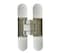 NHN KT3D140 Invisible Hinge Set of Two2 Up to 132lbs Doors Concealed and Streamline Door Hinge 3D Adjustable Up to 132lbs Satin Chrome