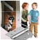 KSDCMRS 35 SelfClosing Stainless Steel Hinges312 inch x 3 12 Inch Heavy Duty Spring Loaded Automatic Adjustable to Close Door Hinges with Square Corner Silver3PACK