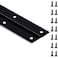GRRONZEE Black Piano Hinge 30 Inch x 2 Inch Open Width Heavy Duty Stainless Steel Piano Hinge Continuous Hinge for Cabinet Door DIY Wood Boxes 0047 Leaf Thickness