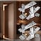 SKMYL Hidden Door Pivot Hinge Heavy Duty 200 lb Capacity Concealed Pivot System for Secret Bookcase Door Murphy Door Hardware Kit Side Mount 2 Set