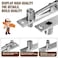 SKMYL Hidden Door Pivot Hinge Heavy Duty 200 lb Capacity Concealed Pivot System for Secret Bookcase Door Murphy Door Hardware Kit Side Mount 2 Set