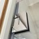 NovaNectar Brass Glass Door Hinge Heavy Duty Short Back Plate Hinges Shower Door Hardware Replacement for 516 to 12 8 to 12 mm Tempered Glass 1 Chrome