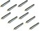 LavaLock 6 Bullet Hinge Steel Body Pin Brass Bushing Grease Zerk 49753 10