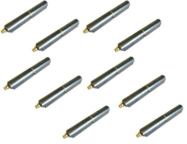 LavaLock 6 Bullet Hinge Steel Body Pin Brass Bushing Grease Zerk 49753 10