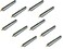 LavaLock 6 Bullet Hinge Steel Body Pin Brass Bushing Grease Zerk 49753 10