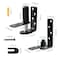 Tambee Saloon Door Hinges Heavy Duty 304 Stainless Steel Double Swing Action Hinge Self Closing for Bar Cafe Patio Doors Black 1 Pack Swing Hinge