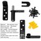 HFCENXIE Double Swinging Saloon Door HingeActing Gravity Self Closing Hinges Hardware with 304 Stainless Steel 50Lbs Load BearingSelfClosing for Swinging CafeBar Doorfor 2 Door