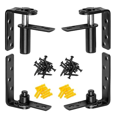HFCENXIE Double Swinging Saloon Door HingeActing Gravity Self Closing Hinges Hardware with 304 Stainless Steel 50Lbs Load BearingSelfClosing for Swinging CafeBar Doorfor 2 Door