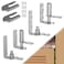 Dolenor Saloon Door Hinges Double Action Spring Hinge Self Closing Heavy Duty Swinging Door Hardware for Cafe Doors Two Way Swing 304 Stainless Steel Big Double Door 2 Pack