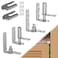 Dolenor Saloon Door Hinges Double Action Spring Hinge Self Closing Heavy Duty Swinging Door Hardware for Cafe Doors Two Way Swing 304 Stainless Steel Big Double Door 2 Pack