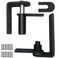 YJMKOI Upgraded Saloon Door Hardware SelfReturn Double Swing Hinge Gravity Hinge Heavy Duty Black 304 Stainless Steel 110Lbs