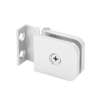 SyunsXoon Glass Shower Door Hinge Aluminum Silver Door Mount Hinge Fits 14 Inch FramedGlass Shower Doors Residential Use Shower Doors Hardware Replacement Part 1Pcs