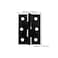 UPEYXDQR Folding Hinge 2 inch Stainless Steel Door Window Hinge 20 Pack is assigned 120 ScrewsBlack