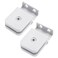 AQDD Glass Shower Door Hinges Replacement Fits 14 Inch Glass Shower Doors Durable and RustResistant for Residential Use 2 Pack