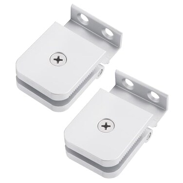 AQDD Glass Shower Door Hinges Replacement Fits 14 Inch Glass Shower Doors Durable and RustResistant for Residential Use 2 Pack