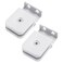 AQDD Glass Shower Door Hinges Replacement Fits 14 Inch Glass Shower Doors Durable and RustResistant for Residential Use 2 Pack