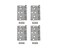 QCAA Heavy NonMortise Butterfly Hinge for Mobile HomeRV 35 Removable Loose Pin Satin Nickel 4 Pack Made in Taiwan