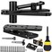 NIFHERTIG Hidden Door Hinge Heavy Duty 570 Lbs LoadBearing Solid Alloy Steel 360 Degree Rotating Pivot Hinge Hardware Kit for Secret Doors Bookcase and Hidden Bookshelf Doors